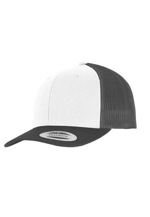 Flexfit RETRO TRUCKER - Kepuraitė - darkgrey/white