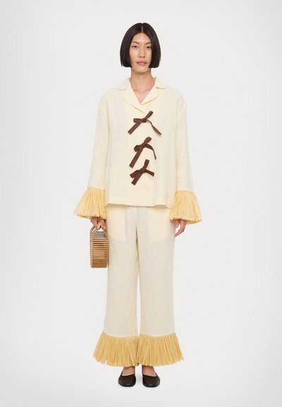 Sleeper CRUSOE PANTS - Hlače - white asparagus