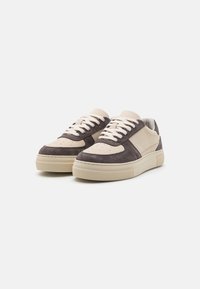 Selected Homme SLHHARALD MIX  - Sneaker low - asphalt