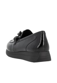 Remonte Slipper - glanzschwarz