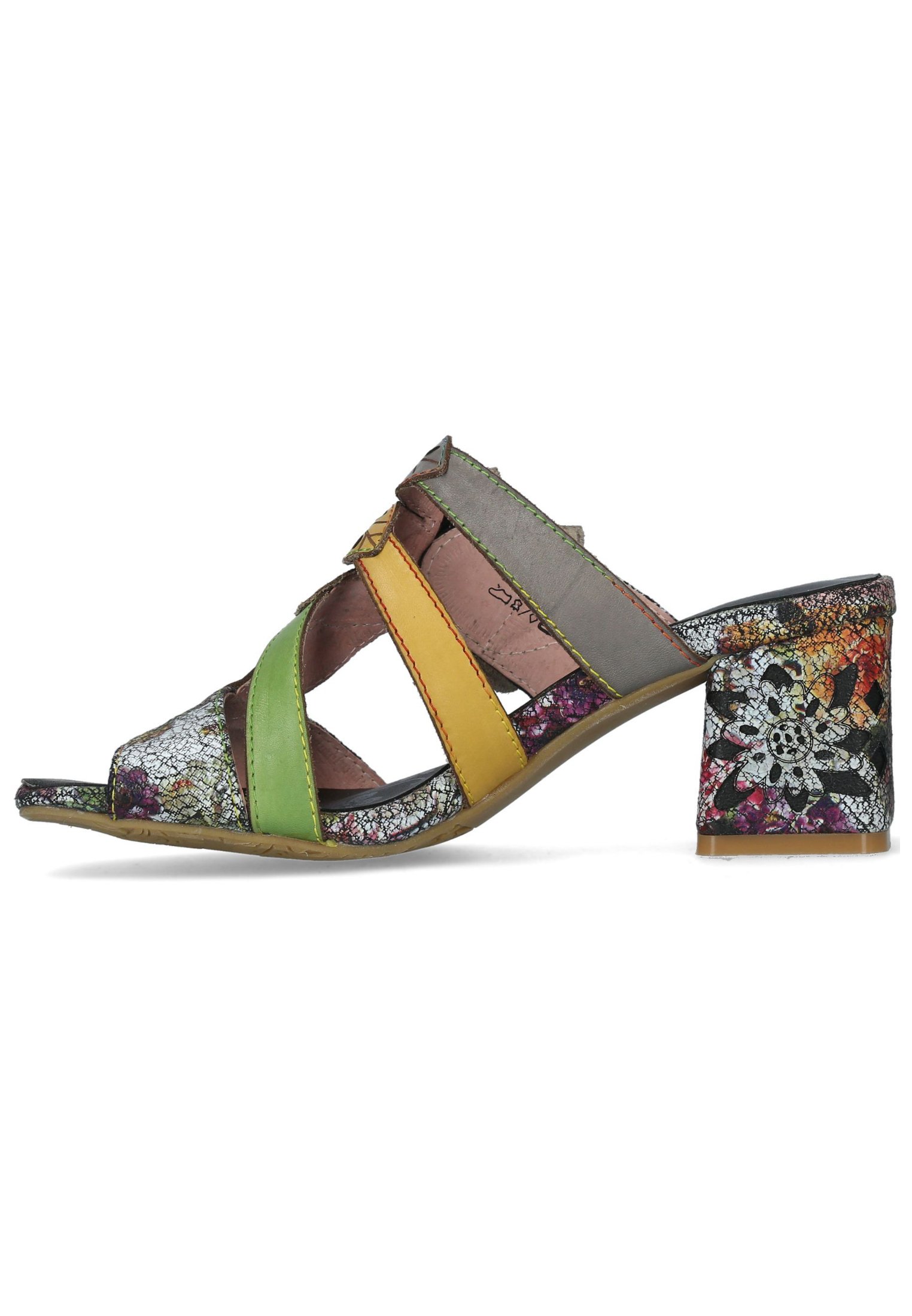 LAURA VITA LAURA VITA - Muiltjes met hak - schwarz kombi/zwart - Zalando.be