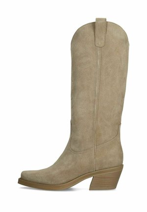 Cowboy-/Bikerlaarzen - beige