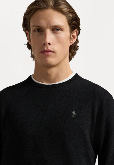Polo Ralph Lauren WOOL CREWNECK SWEATER - Trui - black
