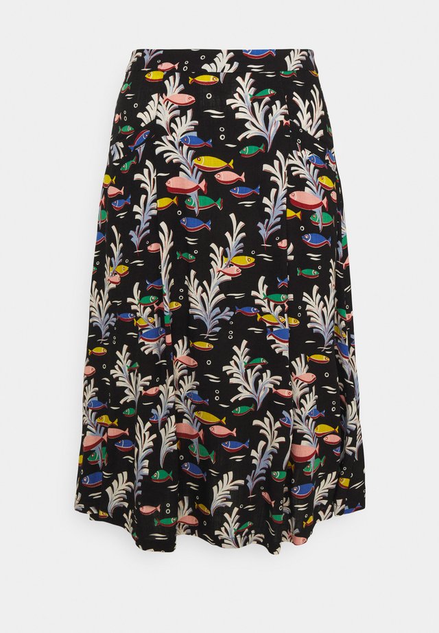 LORI SKIRT - A-lijn rok - black