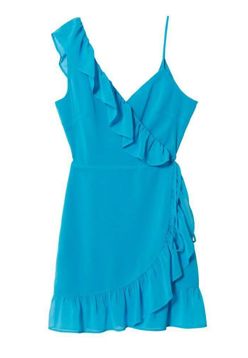 Mango Cocktailjurk donkerblauw Mango Cocktailjurk donkerblauw