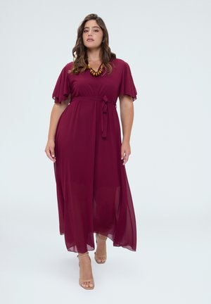 Fiorella Rubino, VESTITO DREAM CON SCOLLO A V - Maxikleid - fucsia