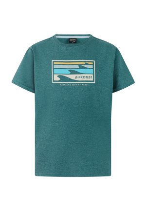 RAY  - T-shirt print - dark teal