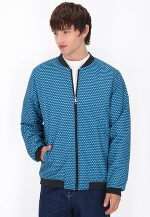 Mo Bomberjakke - navy turquoise