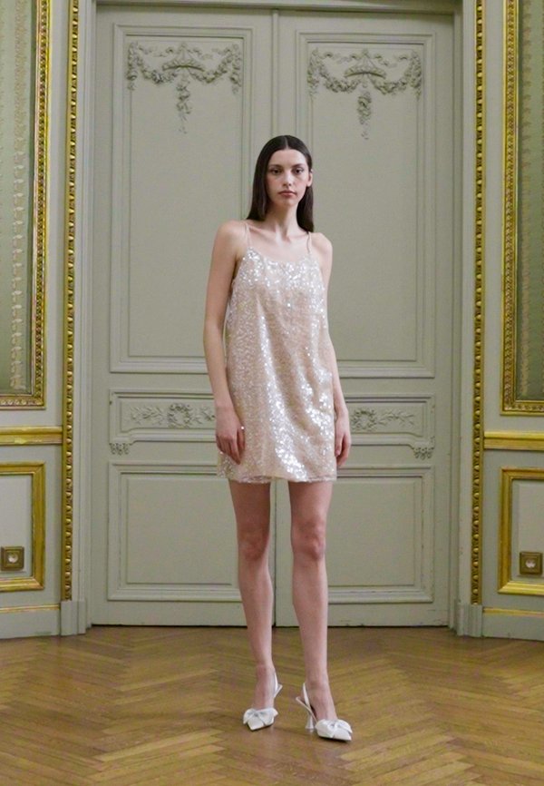 PCSHEER MINI SLIP DRESS - Cocktail dress / Party dress - cloud cream4