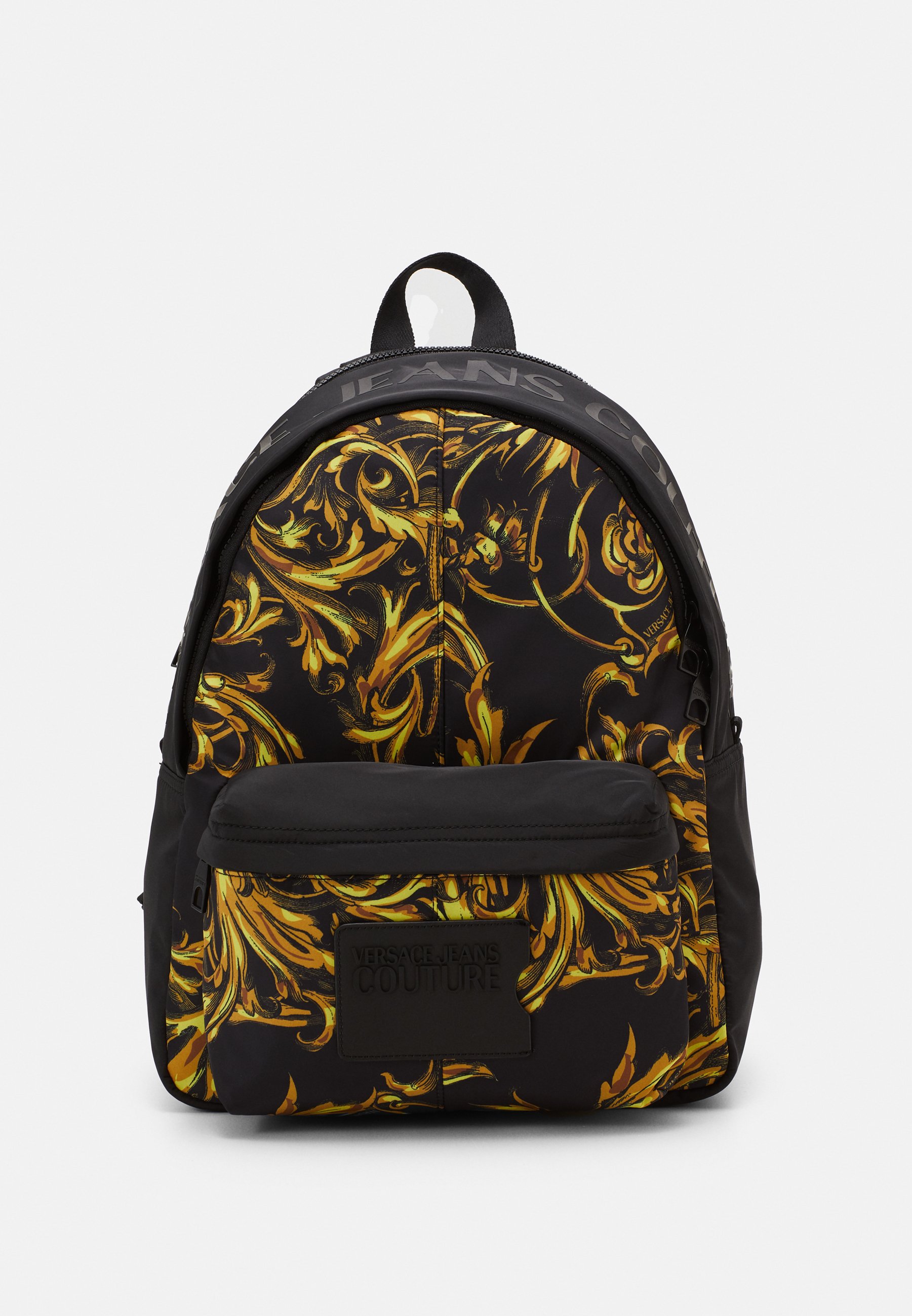 Versace Jeans Couture ICONIC LOGO UNISEX - Zaino - black/gold-coloured/nero  - Zalando.it