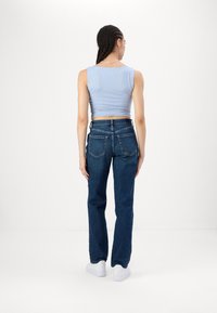 Hollister Co. SEAMLESS SHELL - Felső - zen blue