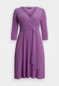 SURPLICE JERSEY DRESS - Žerzejové šaty - aurora violet