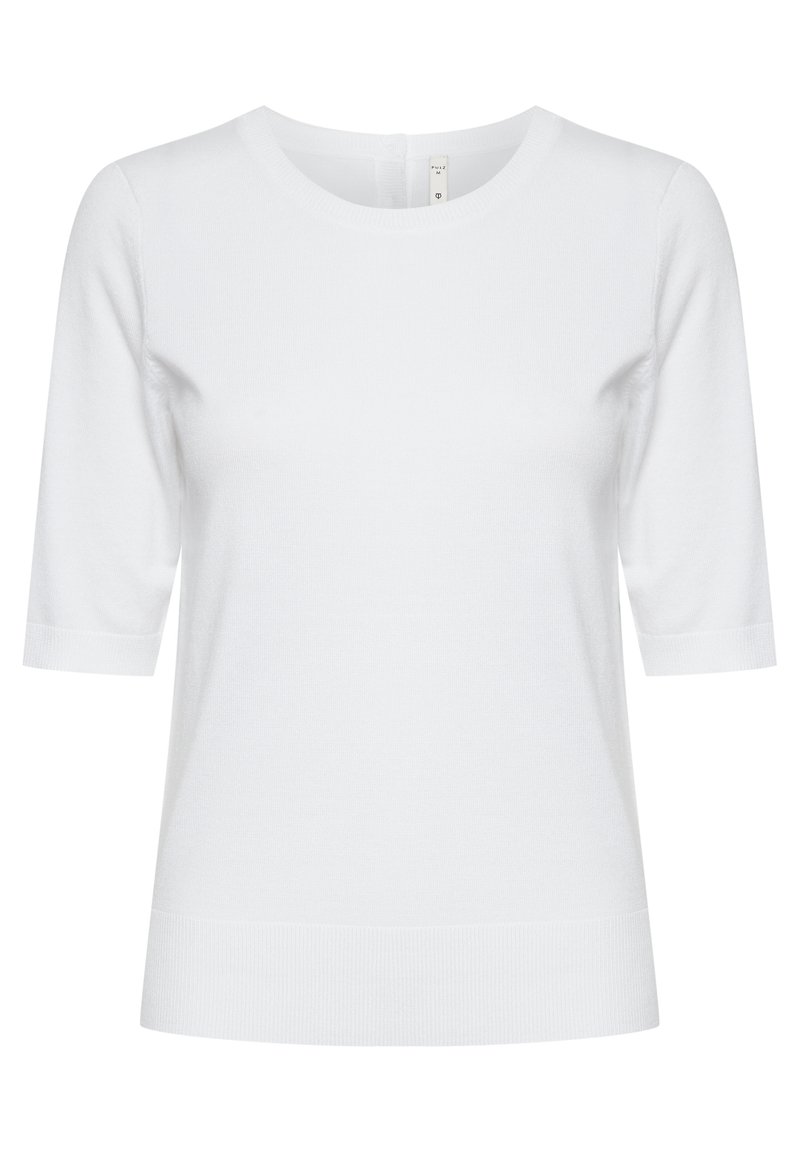 PULZ T-shirt basic crème PULZ T-shirt basic crème