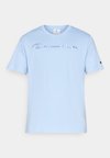 ICONS TONAL CREWNECK WITH LARGE LOGO - T-Shirt print - light blue