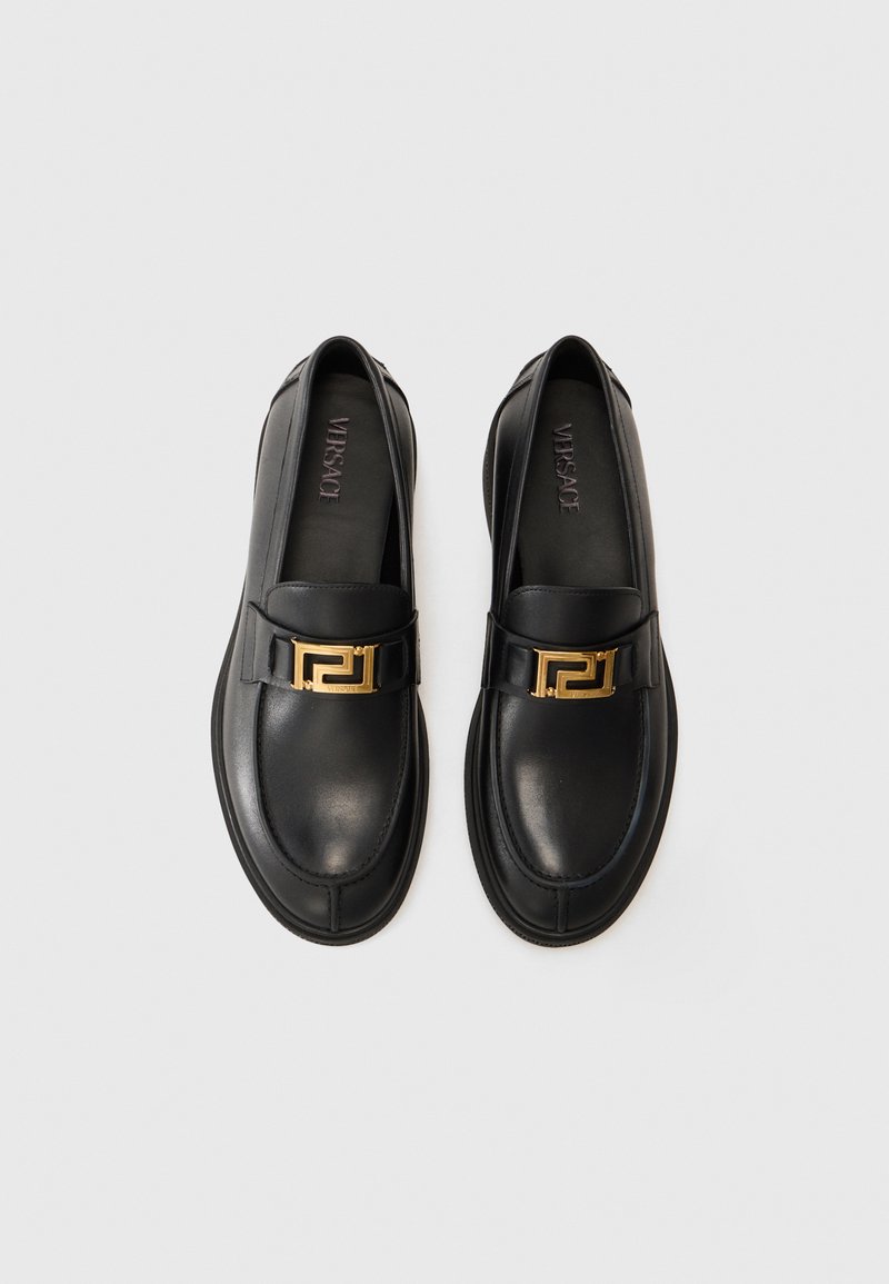 Versace Instappers - black/gold-coloured