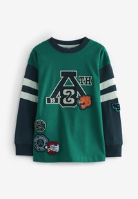 Next LONG SLEEVE 2 PACK - REGULAR FIT SET - Nattplagg set - blue green varsity