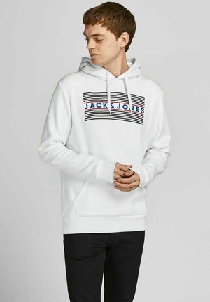 JJECORP HOOD - Jersey con capucha - white
