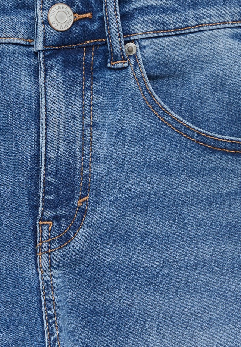Damen Skinny | PULL&BEAR PUSH UP SKINNY FIT Jeans Slim Fit blue grey/blaugrau - MR08372 Damen Skinny | PULL&BEAR PUSH UP SKINNY FIT Jeans Slim Fit blue grey/blaugrau - MR08372