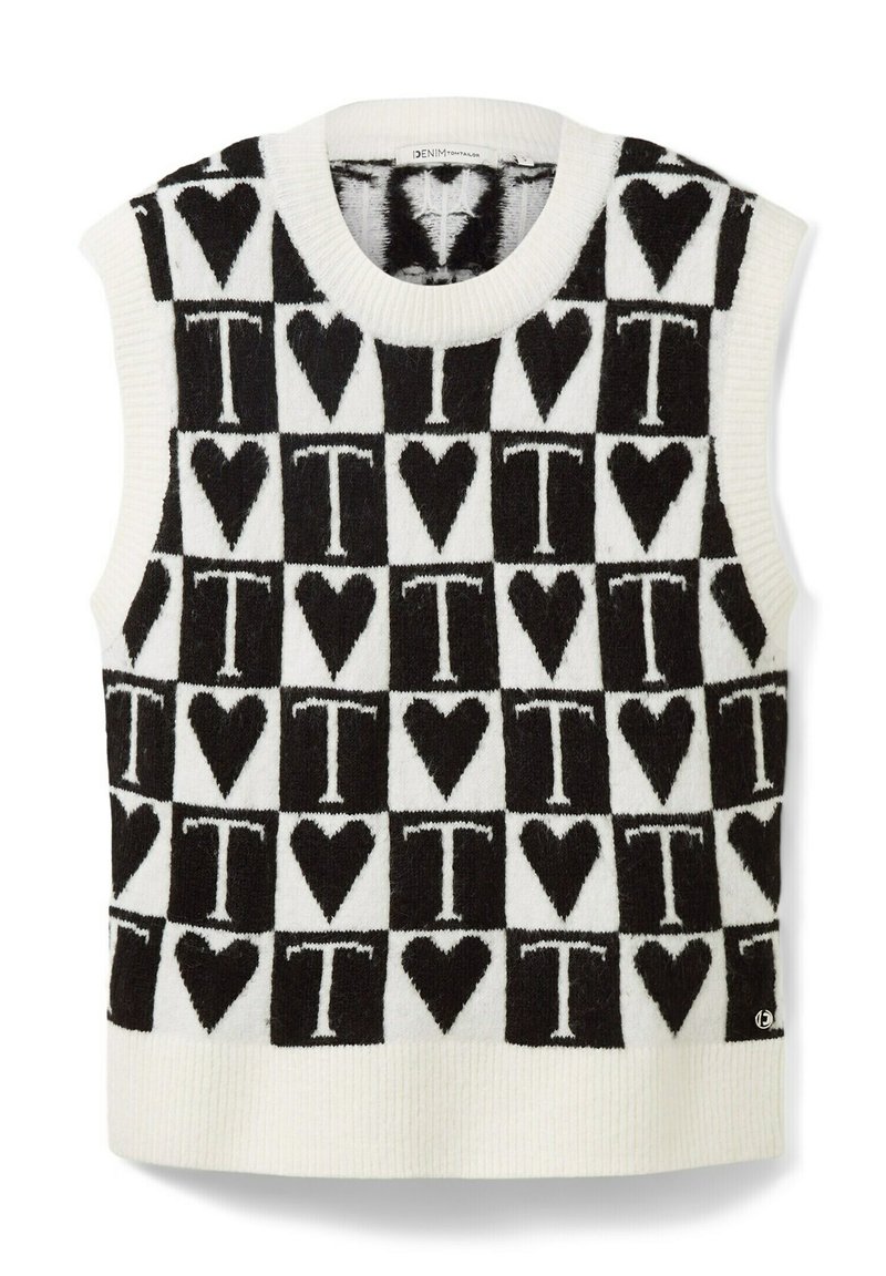 Tom Tailor Denim Top zwart