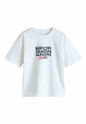 REGULAR FIT - KPOP DEMON HUNTERS  - Tričko s potlačou - white