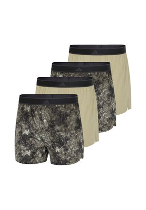 4-PACK - Weite Boxershorts - kamel/khaki