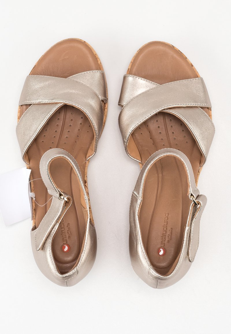 Clarks Originals Sandali con zeppa gold/dorato (Second hand