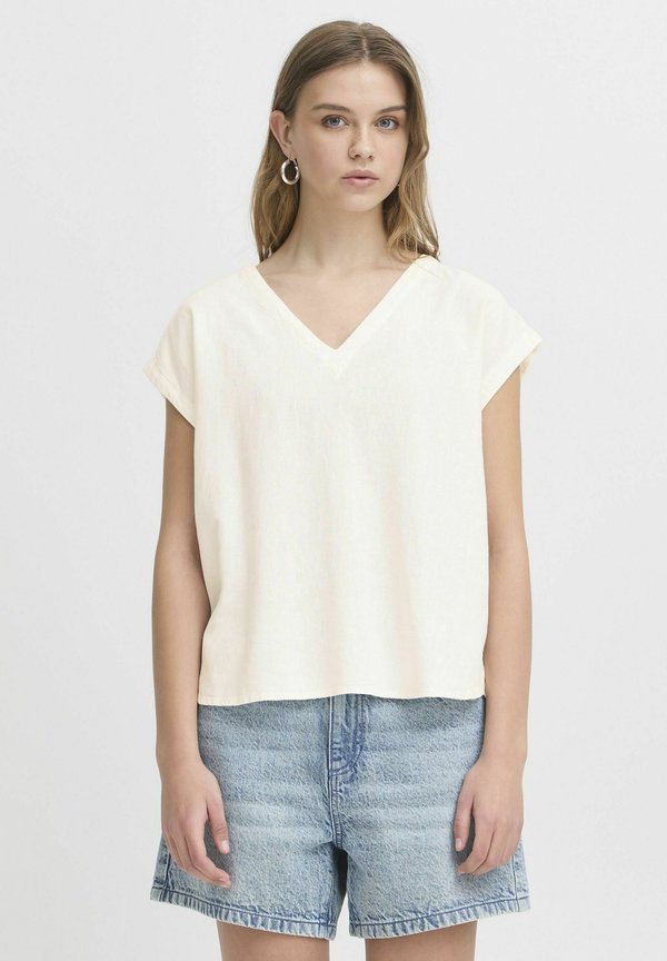 IHLINNO - Basic T-shirt - cloud dancer