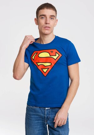 LOGOSHIRT SUPERMAN - Print T-shirt - blau