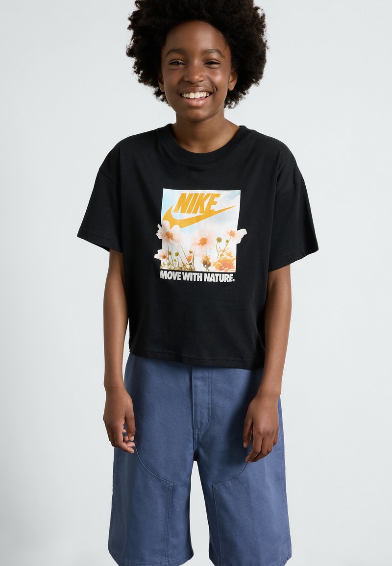 Nike Sportswear - PHOTO TEE - Print T-shirt - black, Enlarge