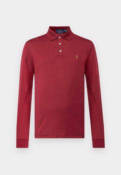 Polo Ralph Lauren CUSTOM SLIM FIT SOFT COTTON POLO SHIRT - Hosszú ujjú felső - red carpet