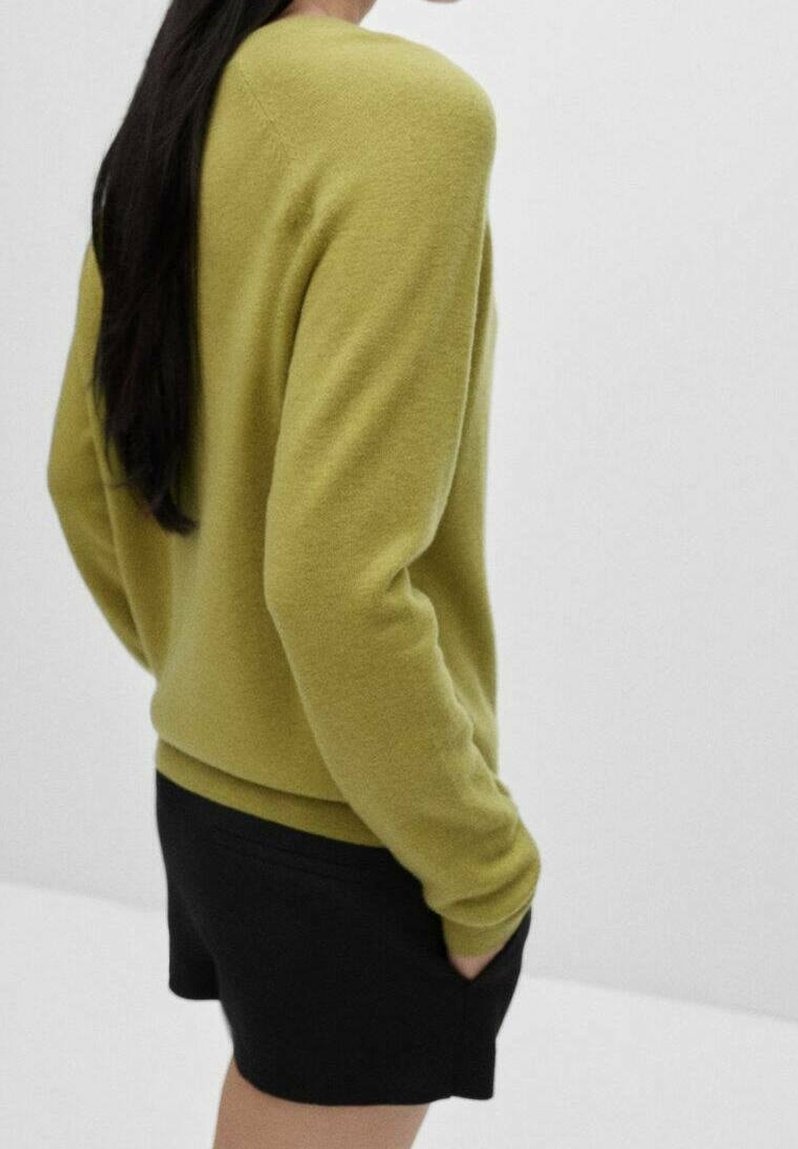 Mango Strickpullover - green