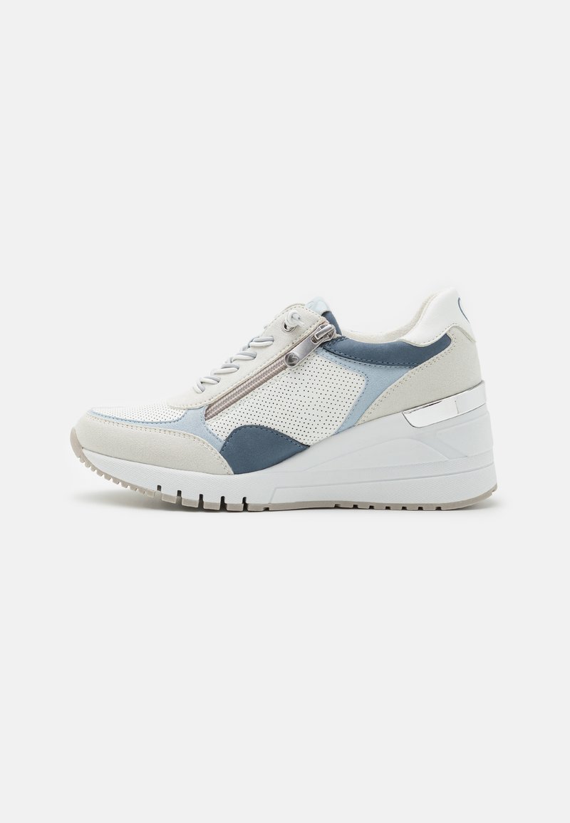 Marco Tozzi - Trainers - white/light blue, Enlarge