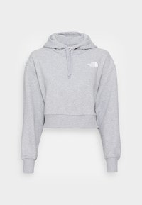 The North Face Trend Crop Hoodie Sweatshirt Light Grey Heather Grey Zalando De The North Face Trend Crop Hoodie Sweatshirt Light Grey Heather Grey Zalando De