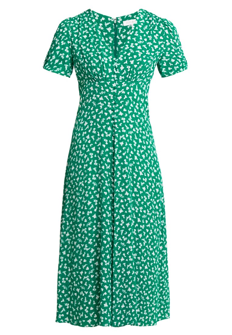 raina printed midi dress
