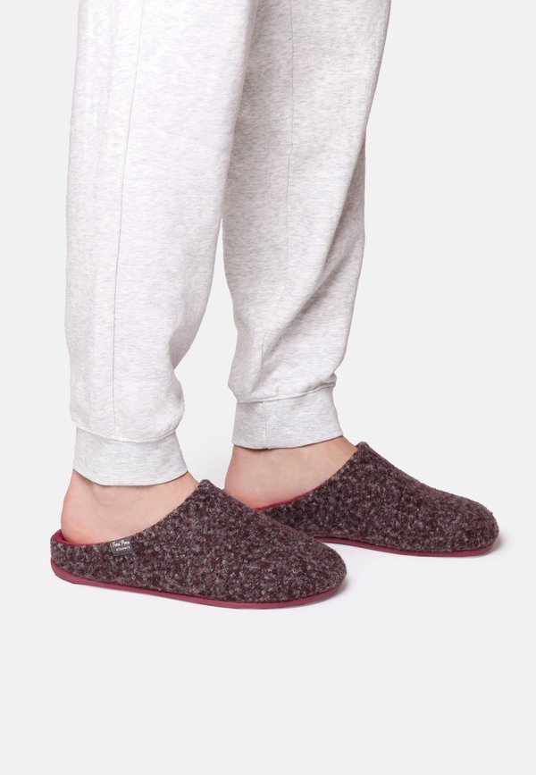 Hausschuh - bordeaux