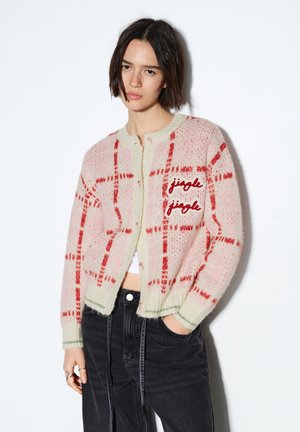 CHRISTMAS CHECKED - Cardigan - red