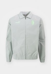 Puma AC MILAN  STATEMENT TRACK JACKET - Klub merchandise - flat light gray/grape mist