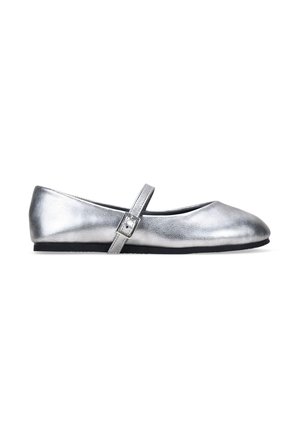 CON HEBILLA - Ballerine con cinturino - plata