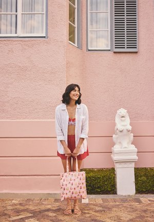 Cath Kidston, LARGE BOOK BAG . - Kandekott - pink cat dog print