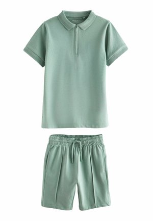 SET  - REGULAR FIT - Träningsbyxor - mineral green