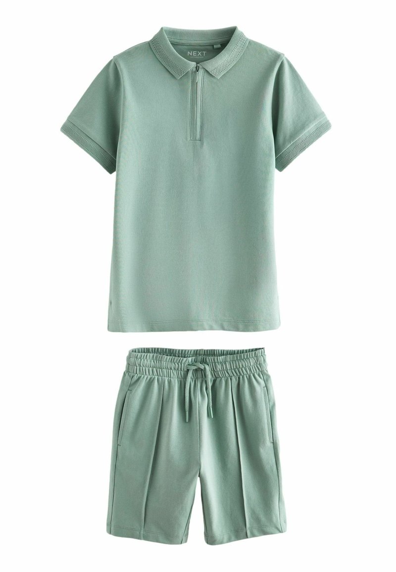 Next - SET  - REGULAR FIT - Pantalon de survêtement - mineral green, Agrandir