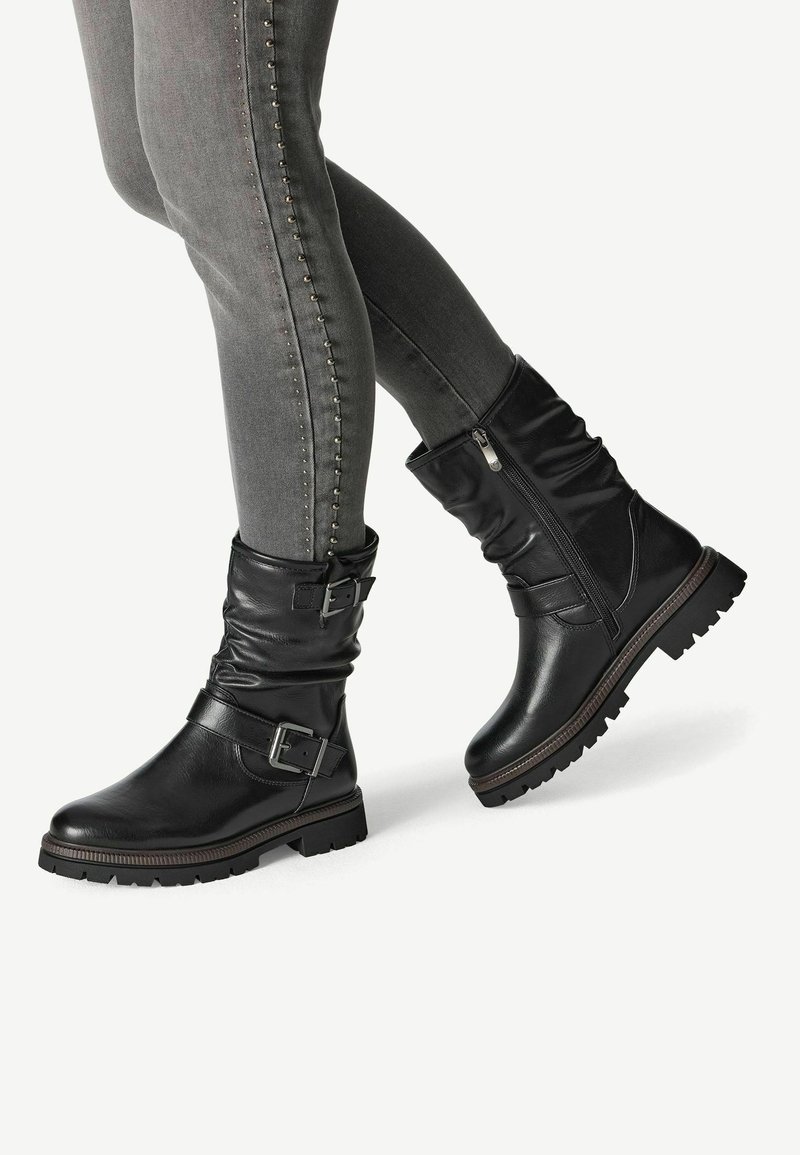 Marco Tozzi Bottines de cowboy / motard - black