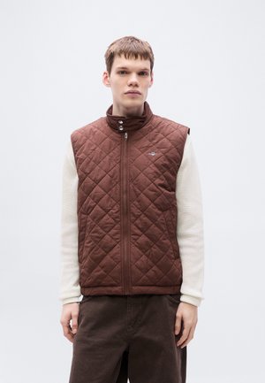WINDCHEATER VEST - Brezrokavnik - mahogany brown