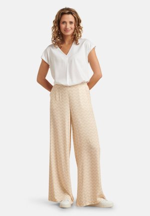 Trousers - sand white
