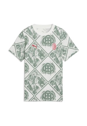 AC MILAN FTBLCULTURE - T-shirt imprimé - warm white/green moon