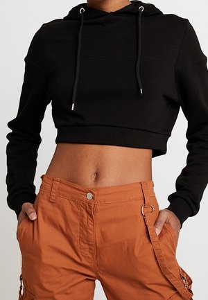 Jersey con capucha - black