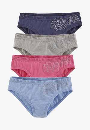 LASCANA, 4 PACK - Briefs - blau meliert pink marine grau meliert