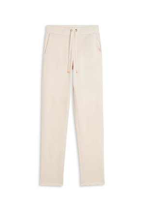 STRAIGHT LEG BRUSHED FLEECE  - Pantalon classique - beige