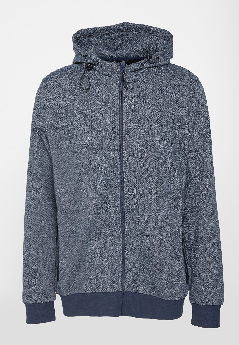 INDICODE JEANS Sweater met rits donkerblauw INDICODE JEANS Sweater met rits donkerblauw