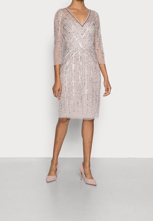 Cocktailjurk - light grey